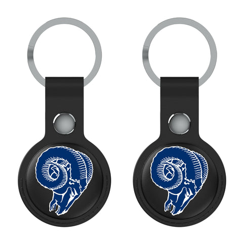 Los Angeles Rams Historic Collection Insignia Black Airtag Holder 2-Pack
