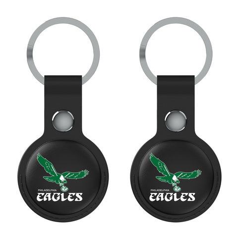 Philadelphia Eagles 1973-1995 Historic Collection Insignia Black Airtag Holder 2-Pack