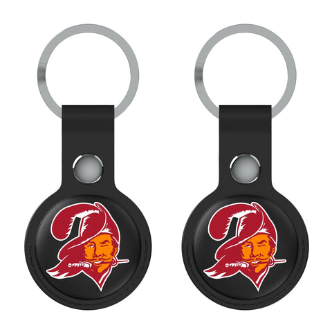 Tampa Bay Buccaneers Historic Collection Insignia Black Airtag Holder 2-Pack