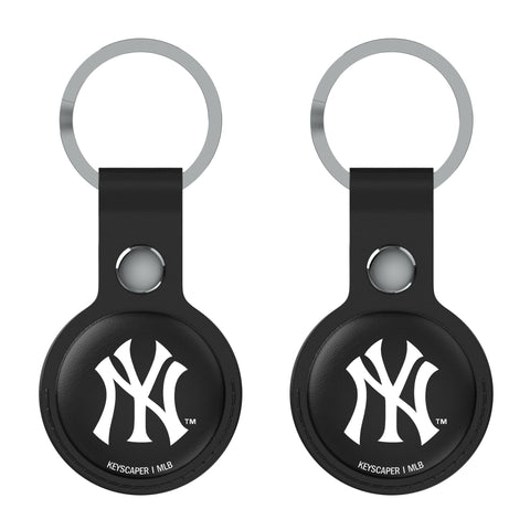 New York Yankees Insignia Black Airtag Holder 2-Pack