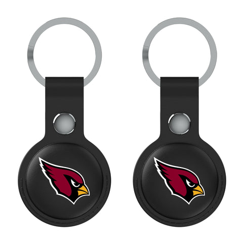 Arizona Cardinals Insignia Black Airtag Holder 2-Pack-0