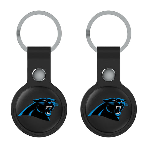 Carolina Panthers Insignia Black Airtag Holder 2-Pack