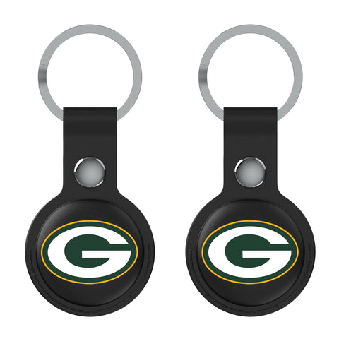 Green Bay Packers Insignia Black Airtag Holder 2-Pack