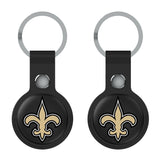 New Orleans Saints Insignia Black Airtag Holder 2-Pack