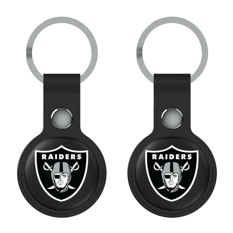 Las Vegas Raiders Insignia Black Airtag Holder 2-Pack
