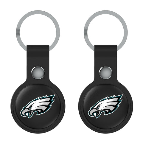 Philadelphia Eagles Insignia Black Airtag Holder 2-Pack-0