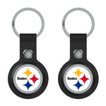 Pittsburgh Steelers Insignia Black Airtag Holder 2-Pack