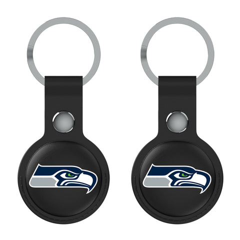 Seattle Seahawks Insignia Black Airtag Holder 2-Pack