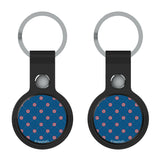 Marvel Avengers Captain America Pattern Black Airtag Holder 2-Pack
