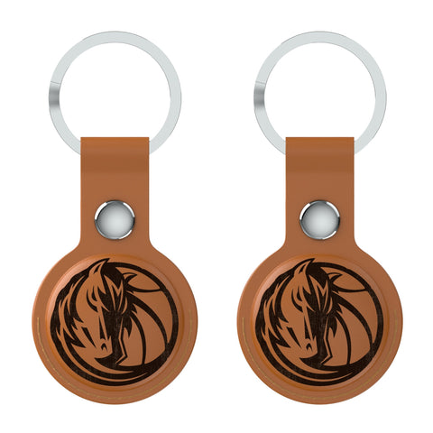 Dallas Mavericks Burn Brown Airtag Holder 2-Pack-0