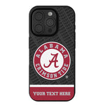 University of Alabama Crimson Tide Personalized EndZone Plus Bump Phone Case for Apple iPhone