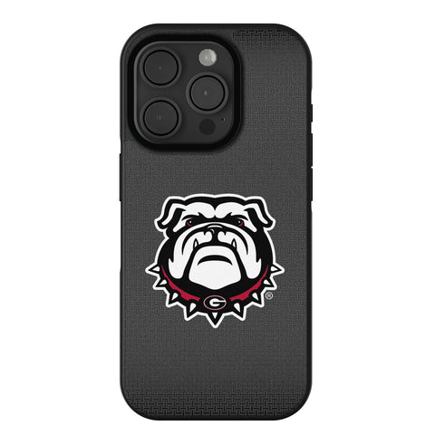 University of Georgia Bulldogs Uga Linen Bump Phone Case for Apple iPhone