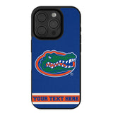 University of Florida Gators Personalized Stripe Bump Phone Case for Apple iPhone