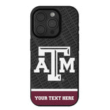 Texas A&M University Aggies Personalized EndZone Plus Bump Phone Case for Apple iPhone
