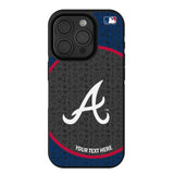 Atlanta Braves Personalized Circle Bump Phone Case for Apple iPhone