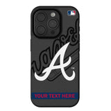 Atlanta Braves Personalized Tilt Bump Phone Case for Apple iPhone