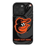Baltimore Orioles Personalized Tilt Bump Phone Case for Apple iPhone