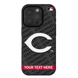 Cincinnati Reds Personalized Tilt Bump Phone Case for Apple iPhone