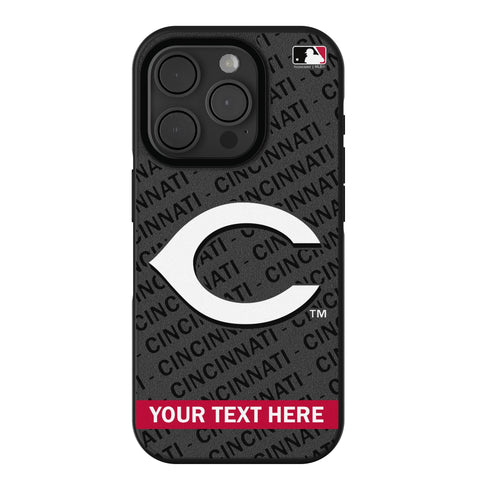 Cincinnati Reds Personalized Tilt Bump Phone Case for Apple iPhone