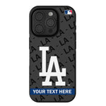 LA Dodgers Personalized Tilt Bump Phone Case for Apple iPhone