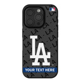 LA Dodgers Personalized Tilt Bump Phone Case for Apple iPhone