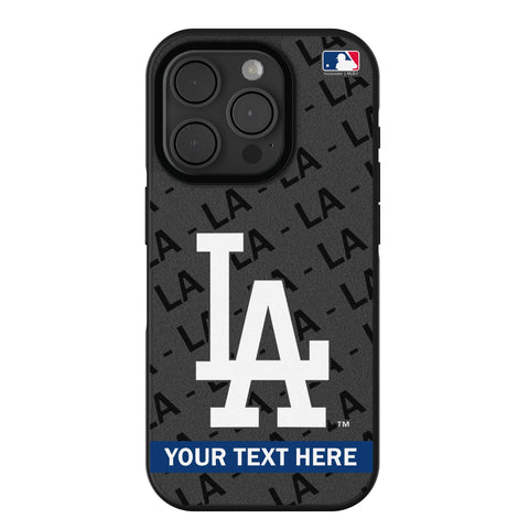 LA Dodgers Personalized Tilt Bump Phone Case for Apple iPhone