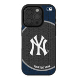New York Yankees Personalized Circle Bump Phone Case for Apple iPhone