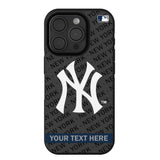 New York Yankees Personalized Tilt Bump Phone Case for Apple iPhone