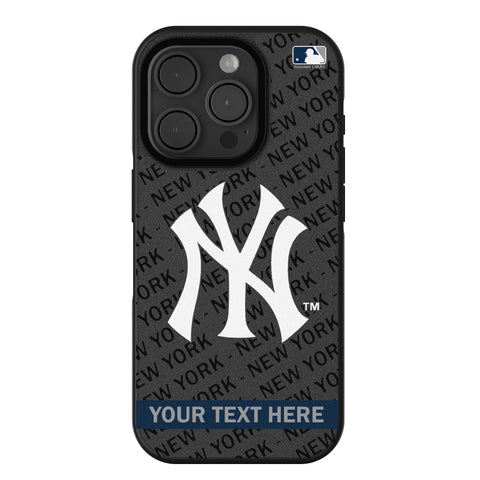 New York Yankees Personalized Tilt Bump Phone Case for Apple iPhone