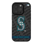 Seattle Mariners Personalized Tilt Bump Phone Case for Apple iPhone