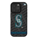 Seattle Mariners Personalized Tilt Bump Phone Case for Apple iPhone