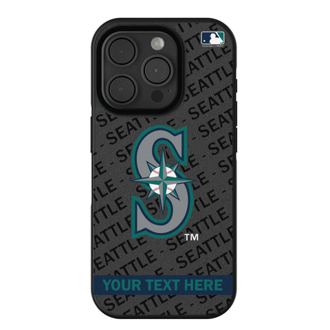 Seattle Mariners Personalized Tilt Bump Phone Case for Apple iPhone