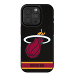 Miami Heat Personalized Stripe Bump Phone Case for Apple iPhone-0