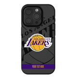 Los Angeles Lakers Personalized Tilt Bump Phone Case for Apple iPhone