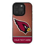 Arizona Cardinals Personalized Football Bump Phone Case for Apple iPhone
