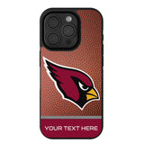 Arizona Cardinals Personalized Football Bump Phone Case for Apple iPhone