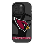 Arizona Cardinals Personalized Tilt Bump Phone Case for Apple iPhone