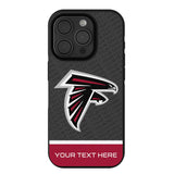 Atlanta Falcons Personalized EndZone Plus Bump Phone Case for Apple iPhone
