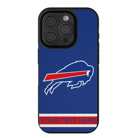 Buffalo Bills Personalized Stripe Bump Phone Case for Apple iPhone
