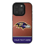 Baltimore Ravens Personalized Football Bump Phone Case for Apple iPhone