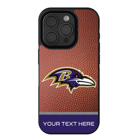 Baltimore Ravens Personalized Football Bump Phone Case for Apple iPhone