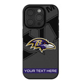 Baltimore Ravens Personalized Tilt Bump Phone Case for Apple iPhone