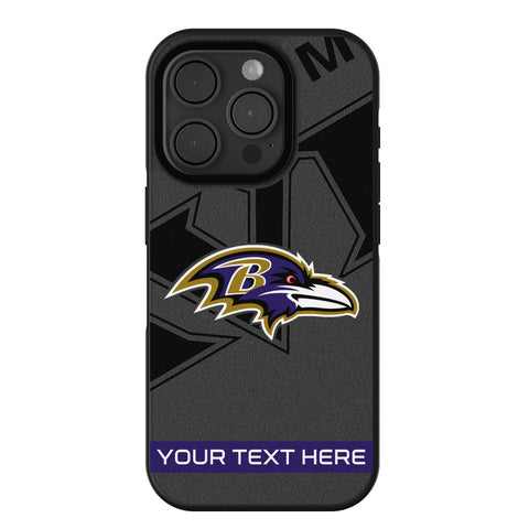 Baltimore Ravens Personalized Tilt Bump Phone Case for Apple iPhone