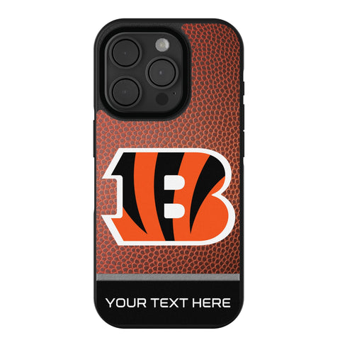 Cincinnati Bengals Personalized Football Bump Phone Case for Apple iPhone