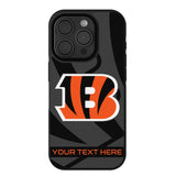 Cincinnati Bengals Personalized Tilt Bump Phone Case for Apple iPhone