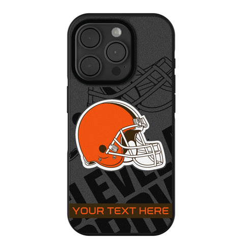 Cleveland Browns Personalized Tilt Bump Phone Case for Apple iPhone
