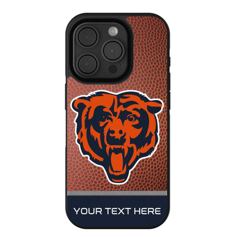 Chicago Bears Personalized Football Bump Phone Case for Apple iPhone