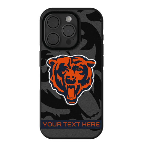 Chicago Bears Personalized Tilt Bump Phone Case for Apple iPhone