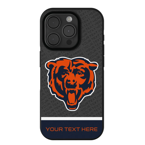 Chicago Bears Personalized EndZone Plus Bump Phone Case for Apple iPhone
