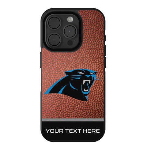 Carolina Panthers Personalized Football Bump Phone Case for Apple iPhone